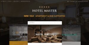 Hotel Master WordPress Theme 4.1.6 – Otel ve Hostel Rezervasyon Teması