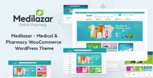 Medilazar – Pharmacy Medical WooCommerce WordPress Theme 1.2.4