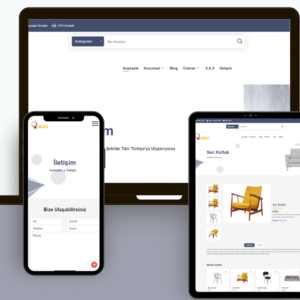 İletişim - Mobilya Kurumsal Web Tasarım