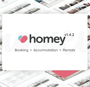 Homey WordPress Teması 2.3.5 – Rezervasyon ve Kiralama Teması