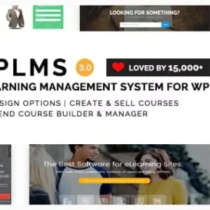 WPLMS WordPress Teması 4.94 – WordPress için Öğrenme Yönetim Sistemi, Eğitim Teması