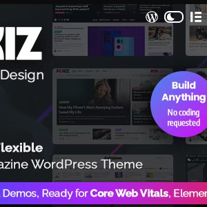 Foxiz WordPress Teması 2.5.2 – Gazete, Haber ve Magazin Teması