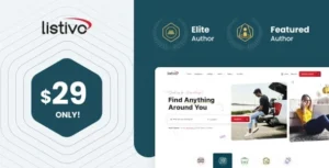 Listivo – İlan ve Dizin Listeleme WordPress Teması 2.3.67