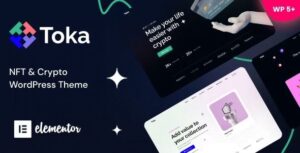 Toka WordPress Teması 1.31 - NFT & Kripto Teması